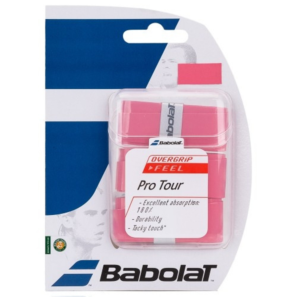 Overgrip Babolat Pro Tour X3 - Rosa
