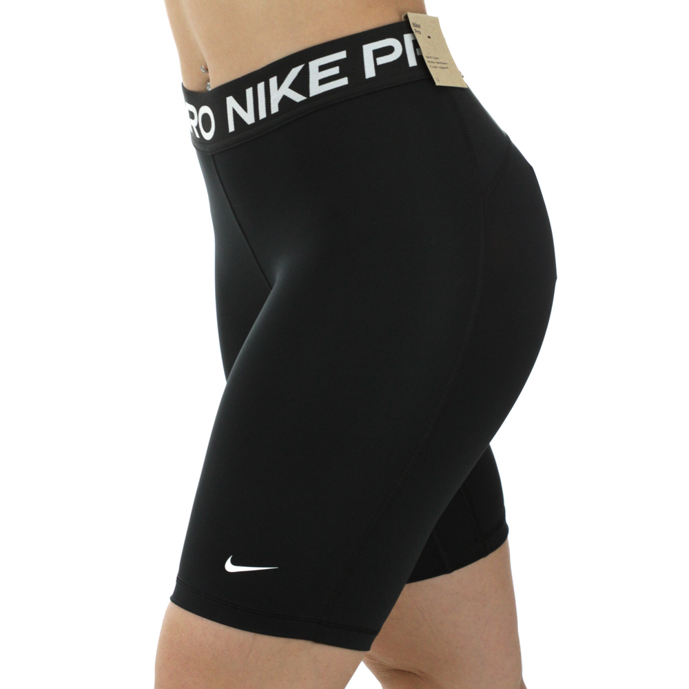 Short Nike Biker 365 Preto e Branco - Feminino