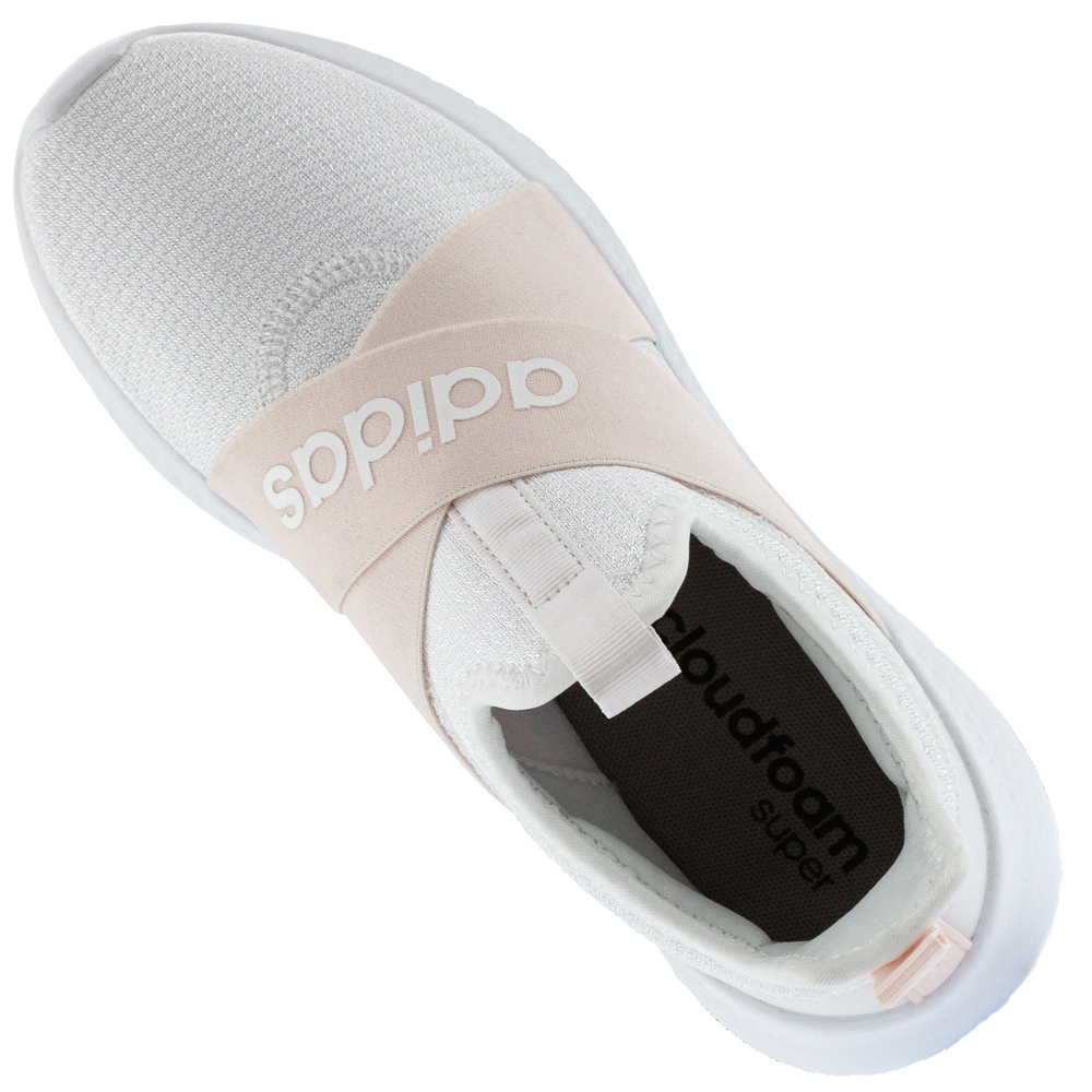 Tênis Adidas Puremotion Adapt Branco e Rosa - Feminino