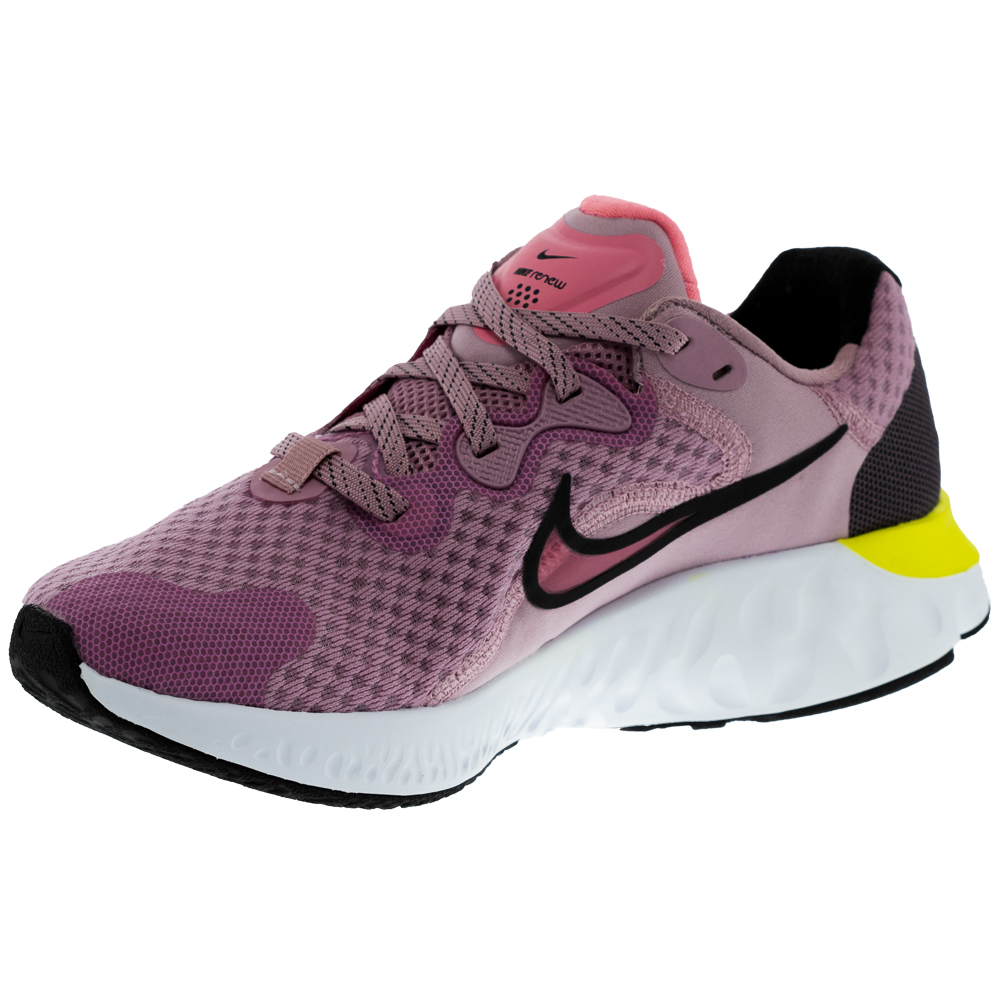 Tênis Nike Renew Run 2 Rosa e Verde Neon - Feminino