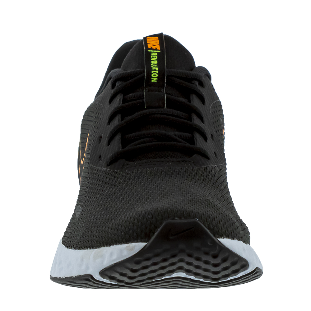 Tênis Nike Revolution 5 Preto e Laranja - Masculino