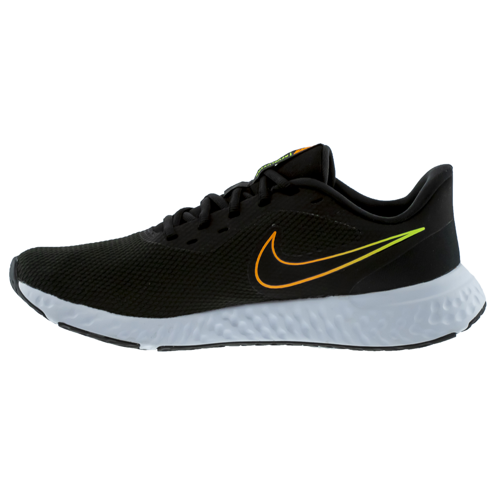 Tênis Nike Revolution 5 Preto e Laranja - Masculino