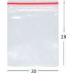 Saco Zip Lock N9 20cm X 28 cm Transparente - Kit com 100  - Casa do Roadie