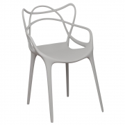 Cadeira Decorativa Amsterdam Branco - ADJ DECOR