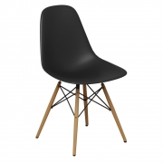 Cadeira Decorativa Eiffel Charles Eames Preto - ADJ DECOR
