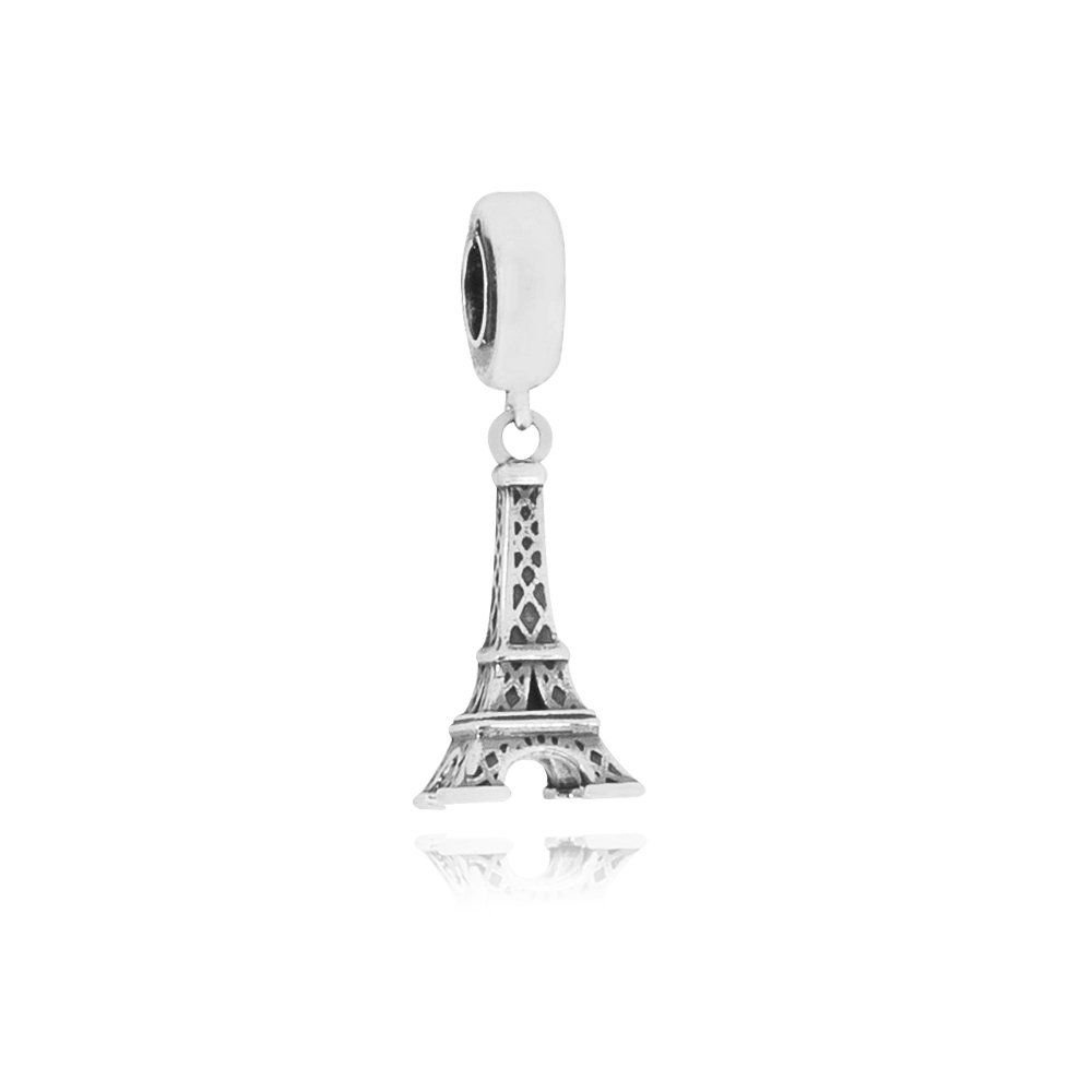 Berloque Torre Eiffel Prata
