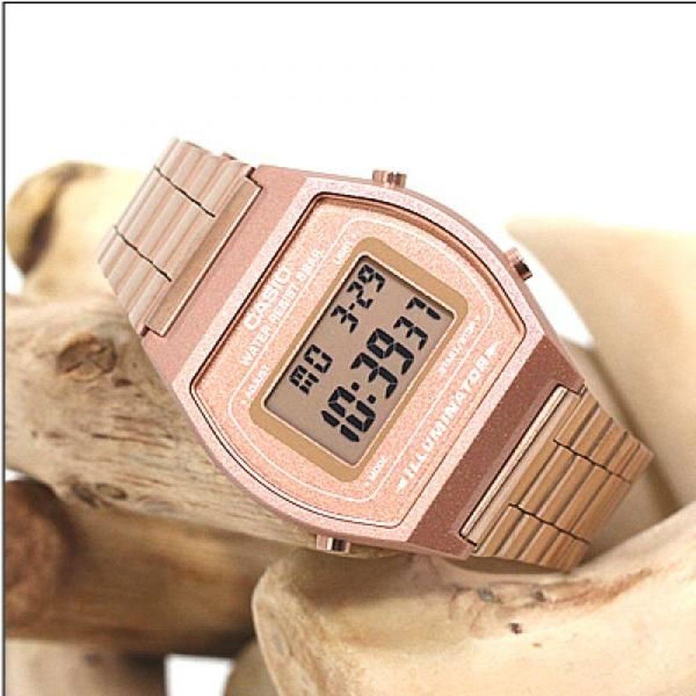 Relógio Casio Feminino Vintage Digital Rose Gold B640WC-5ADF