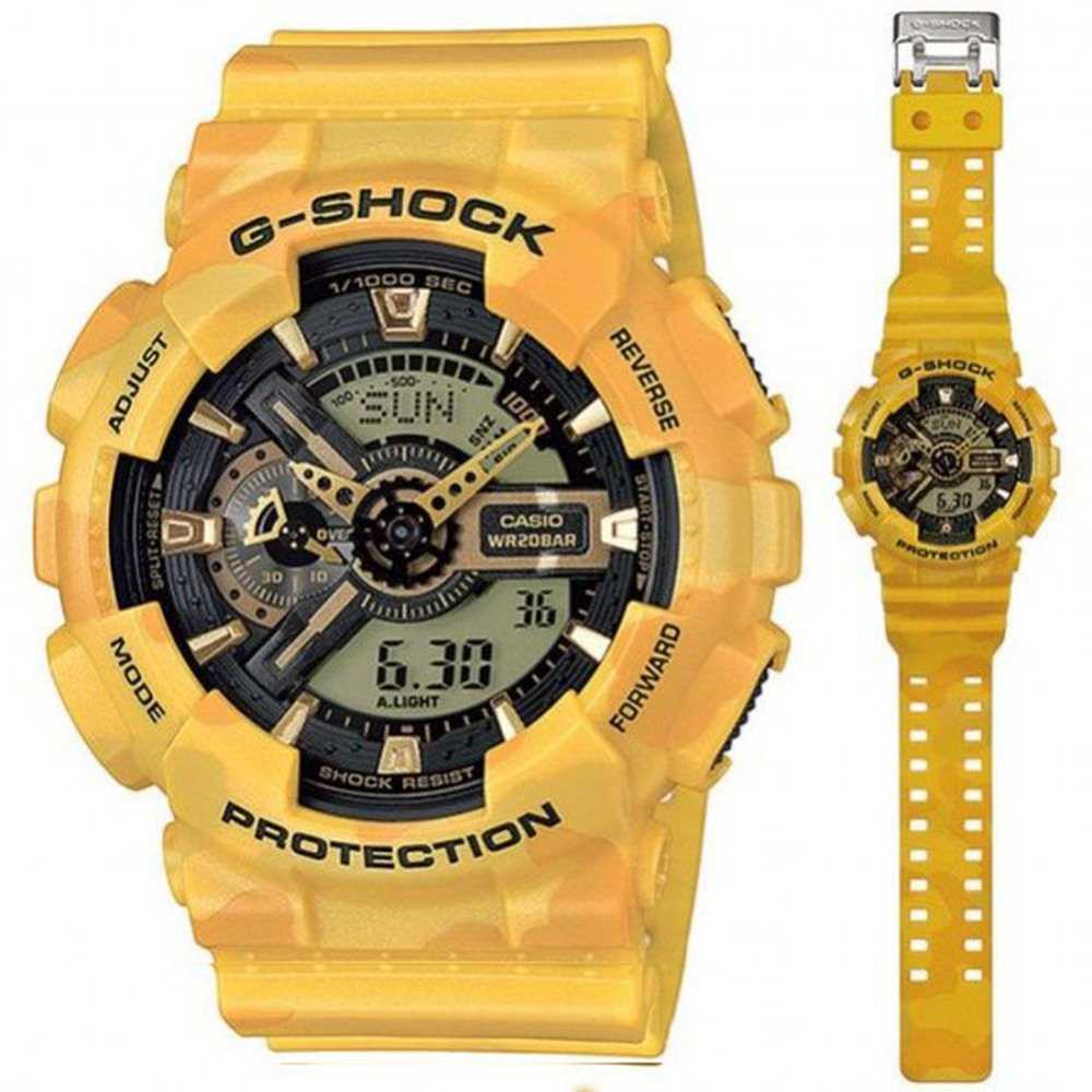 Relógio Casio G-Shock Anadigi Amarelo GA-110CM-9ADR