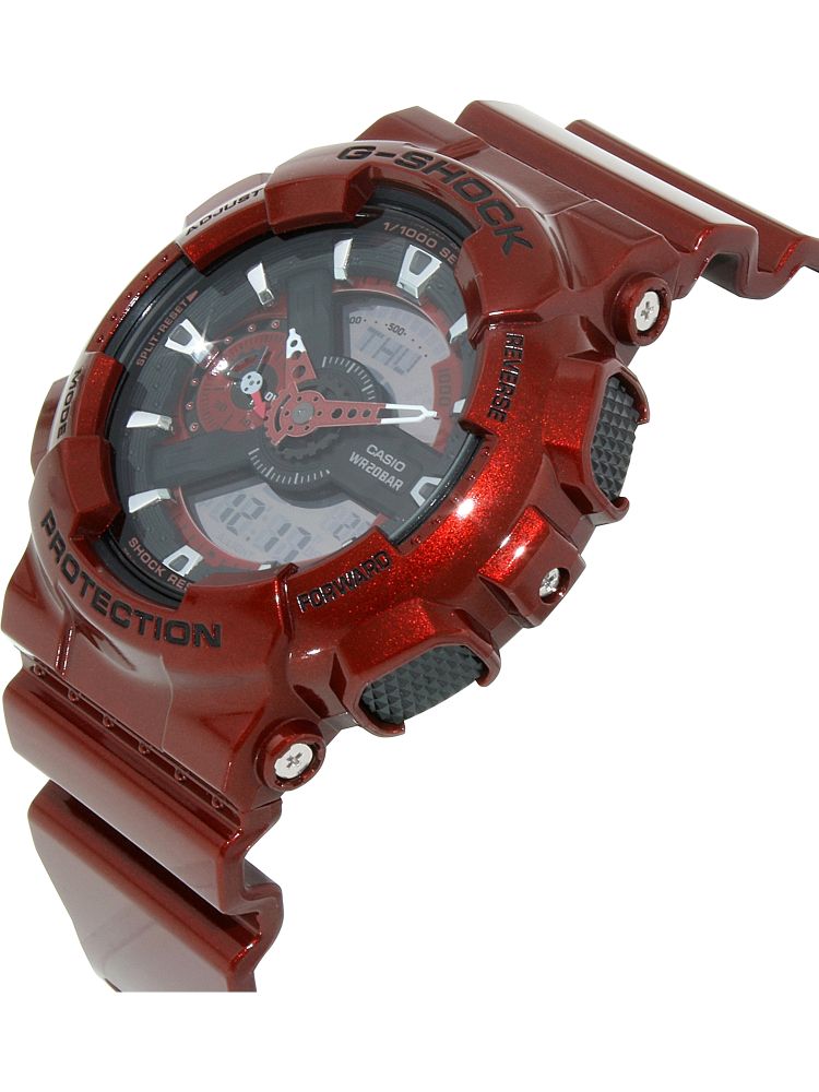 Relógio Casio G-Shock Anadigi Vermelho GA-110NM-4ADR