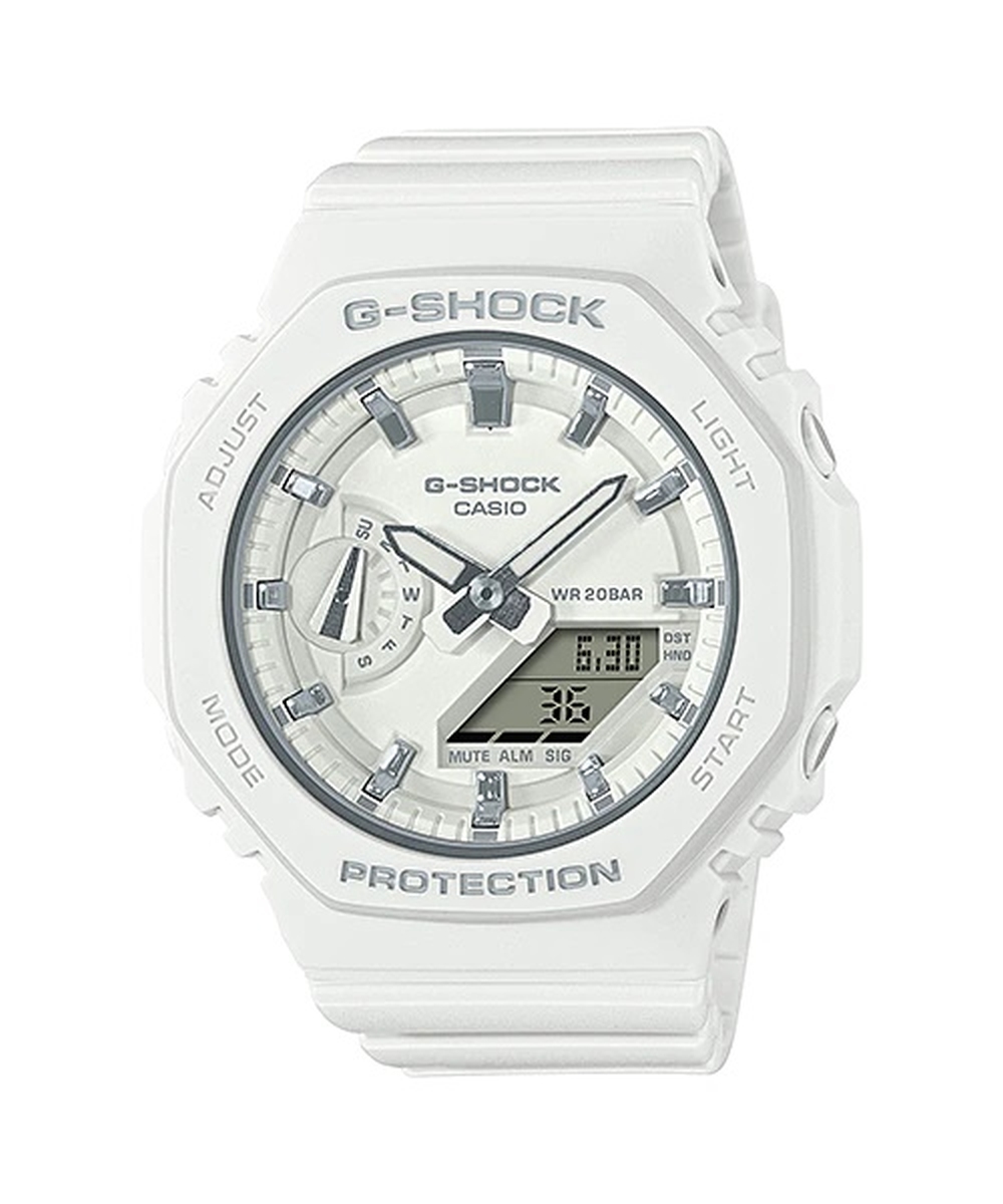 Relógio Casio G-Shock Feminino Anadigi Branco GMA-S2100-7ADR
