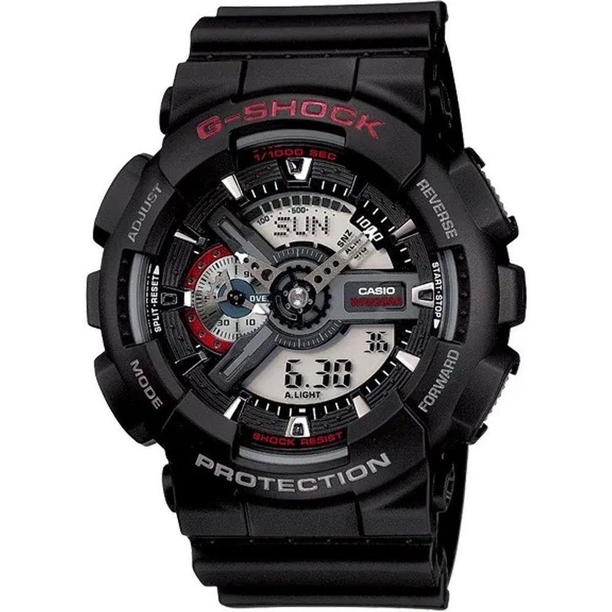 Relógio Casio G-Shock Masculino Anadigi Preto GA-110-1ADR
