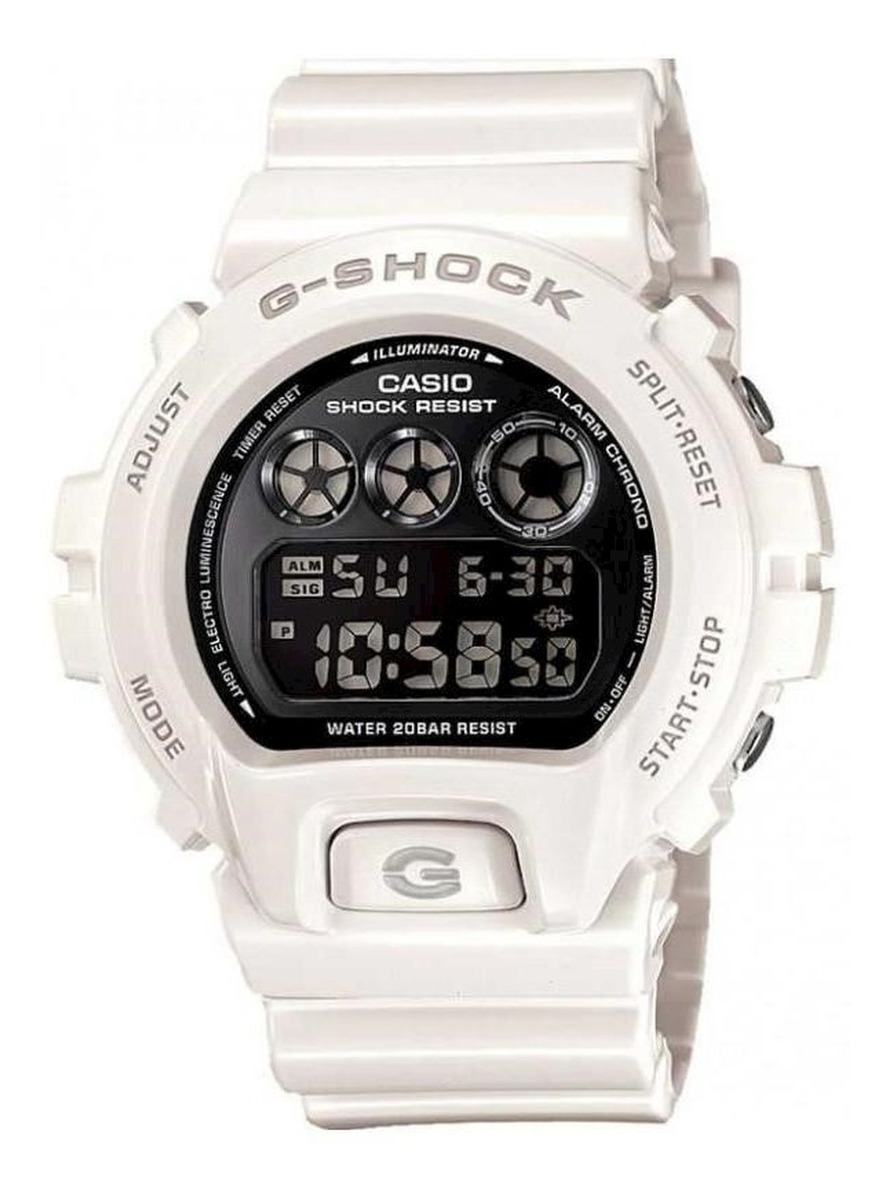 Relógio Casio G-Shock Masculino Branco DW-6900NB-7DR