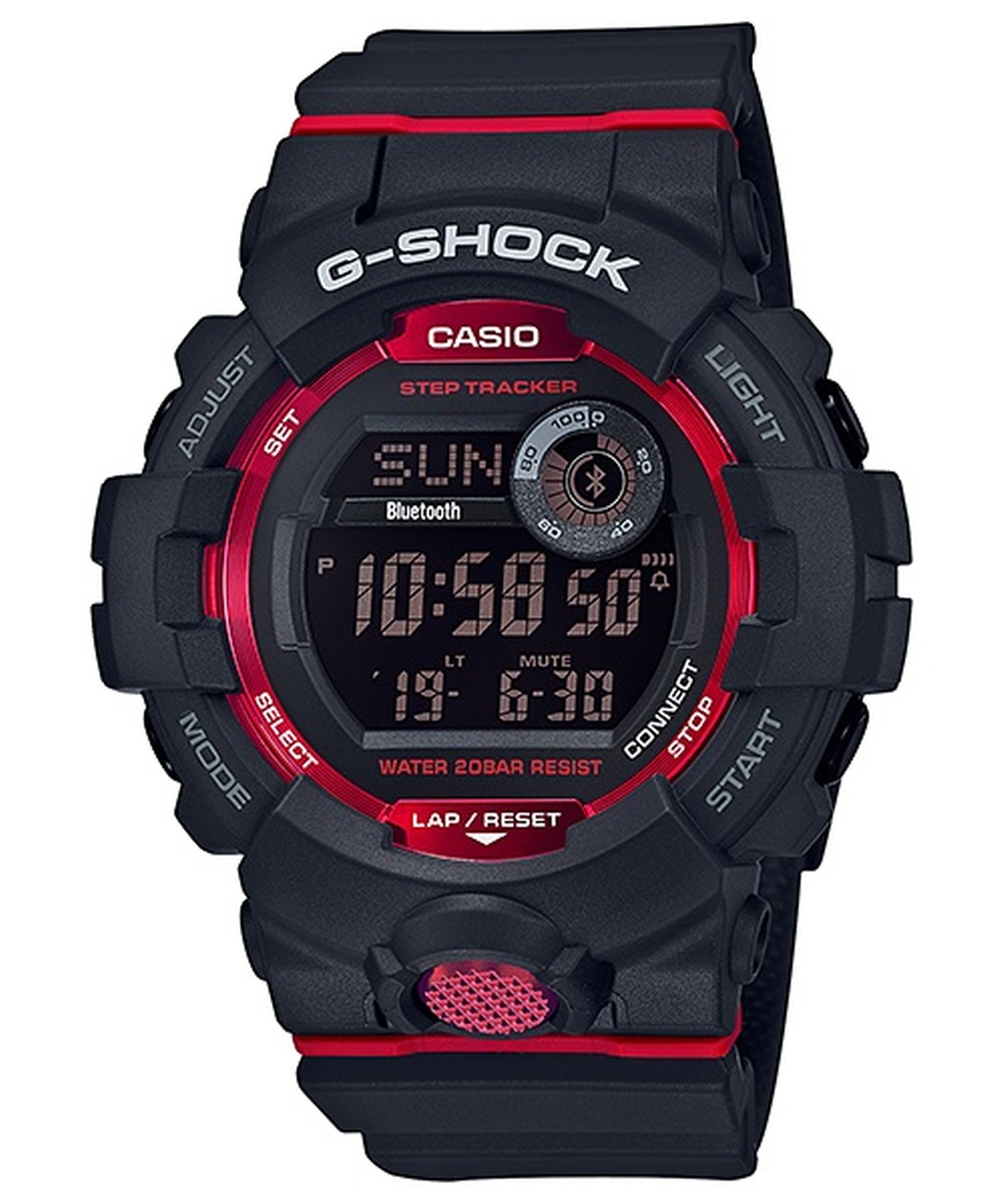 Relógio Casio G-Shock Masculino Digital Preto GBD-800-1DR *Bluetooth