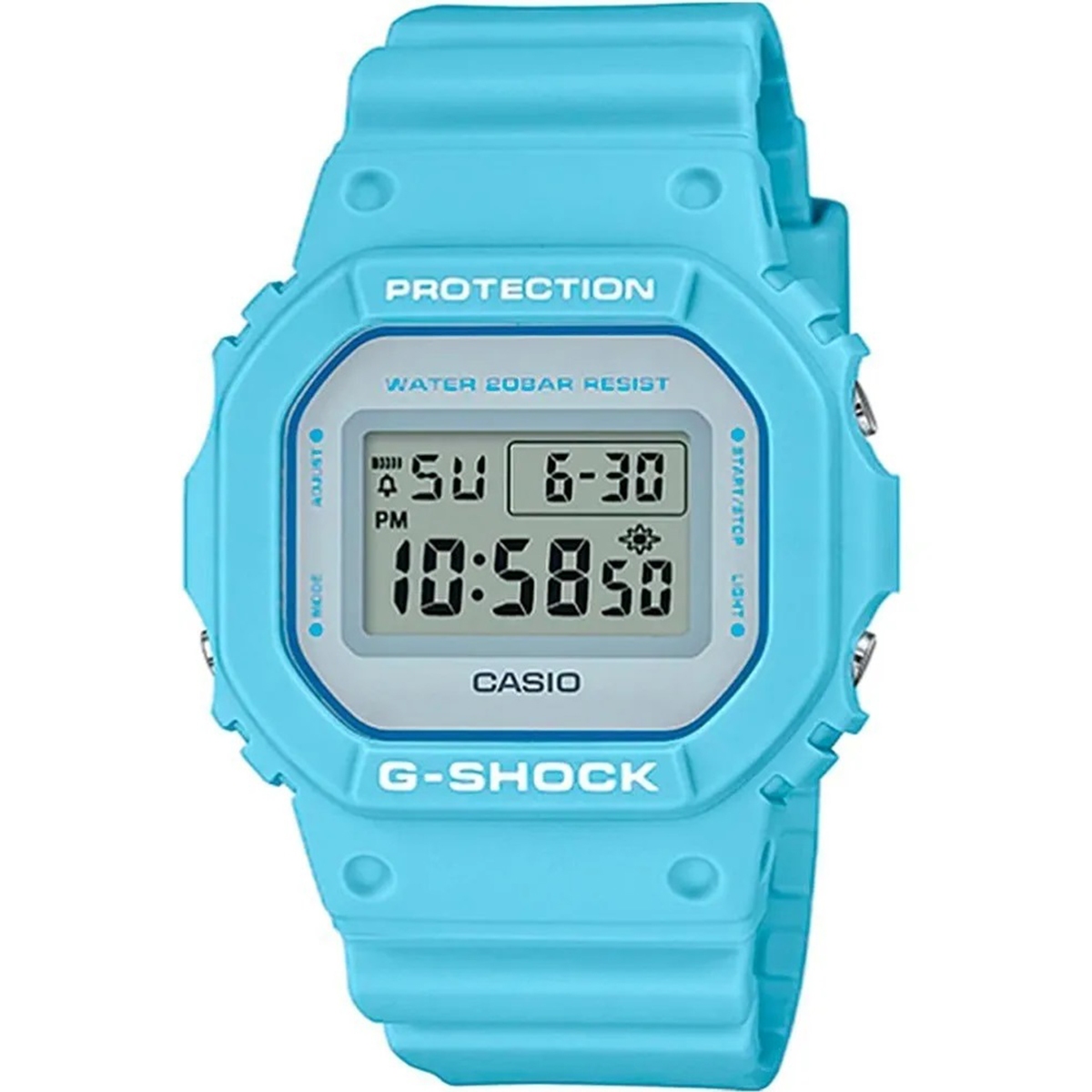 Relógio Casio G-Shock Unissex Digital Azul DW-5600SC-2DR