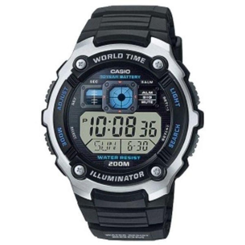Relógio Casio Masculino Digital Preto AE-2000W-1AVDF