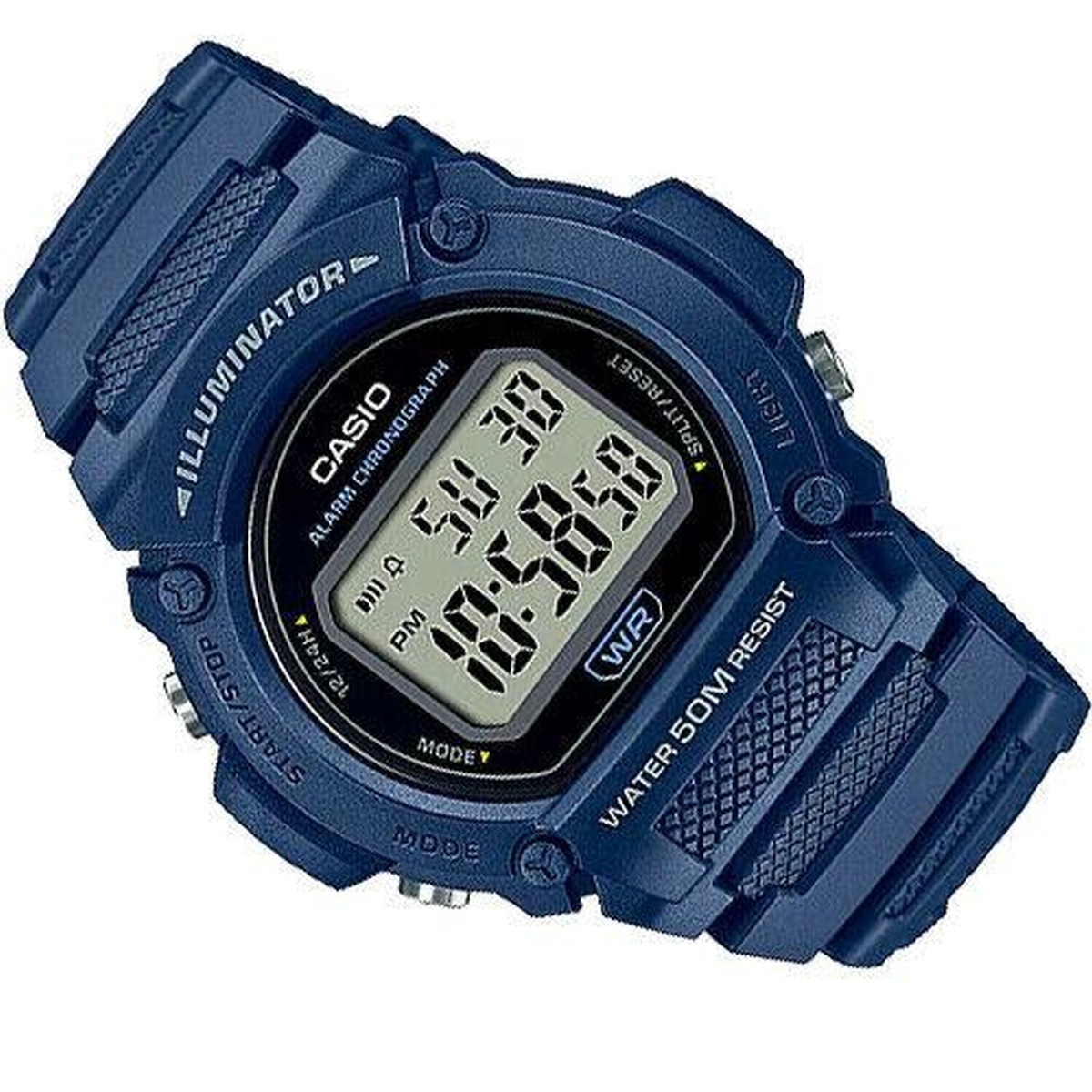 Relógio Casio  Masculino Standard Digital Azul W-219H-2AVDF