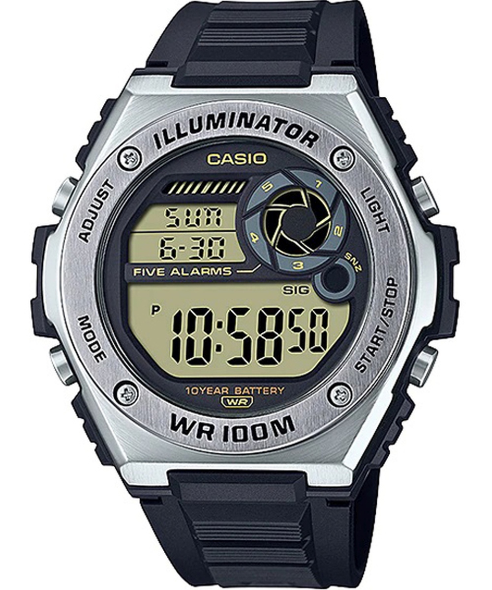 Relógio Casio Masculino Standard Digital Preto MWD-100H-9AVDF