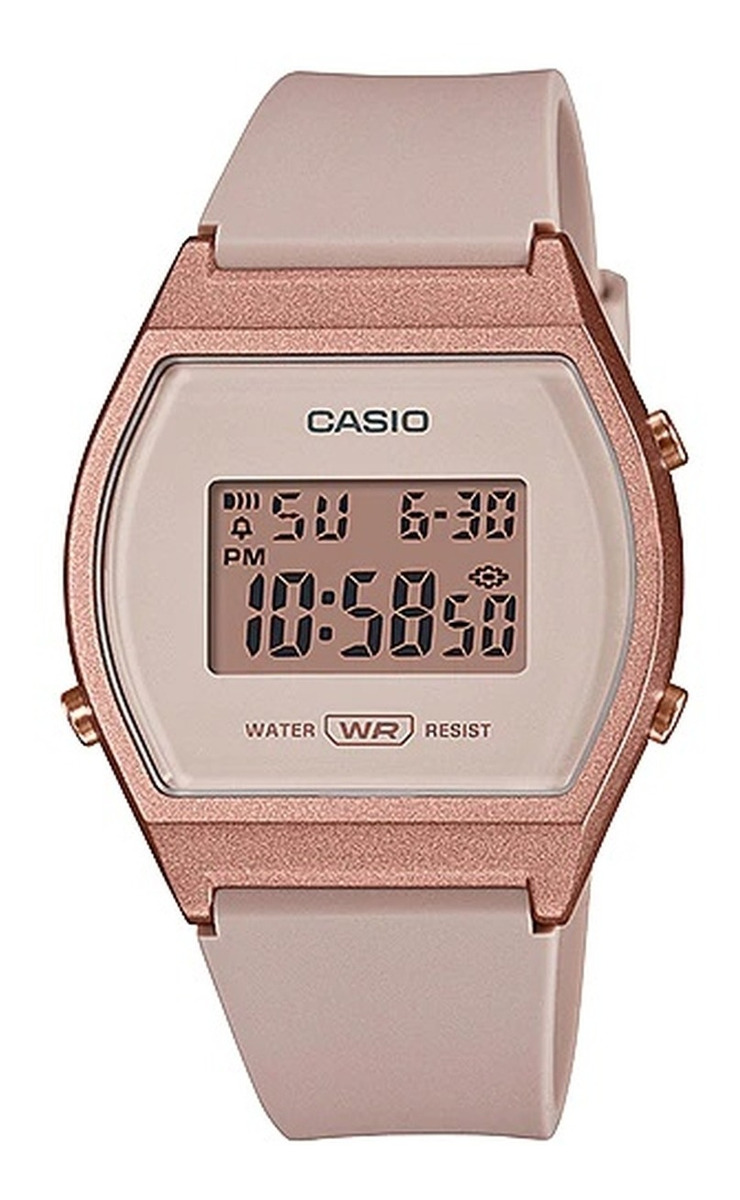 Relógio Casio Feminino Digital Rose Gold LW-204-4ADF