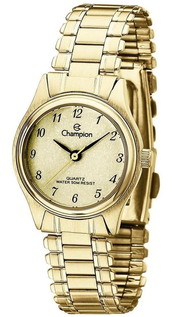 Relógio Champion Feminino Analogico Dourado CH27121G