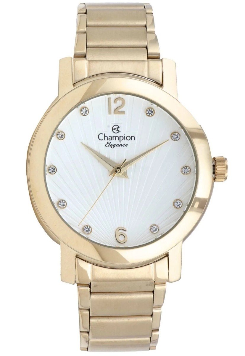 Relógio Champion Feminino Analógico Dourado CN25869H