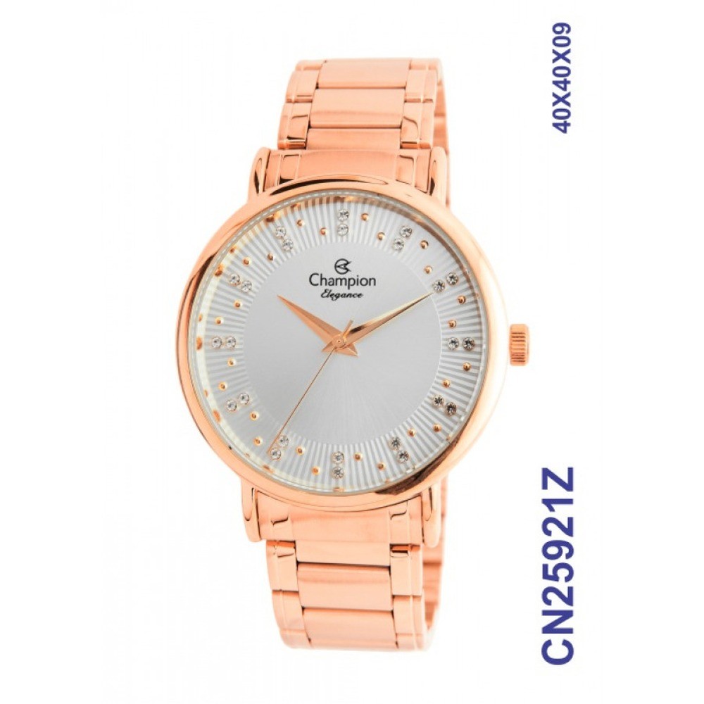 Relógio Champion Feminino Analógico Elegance Rose CN25921Z