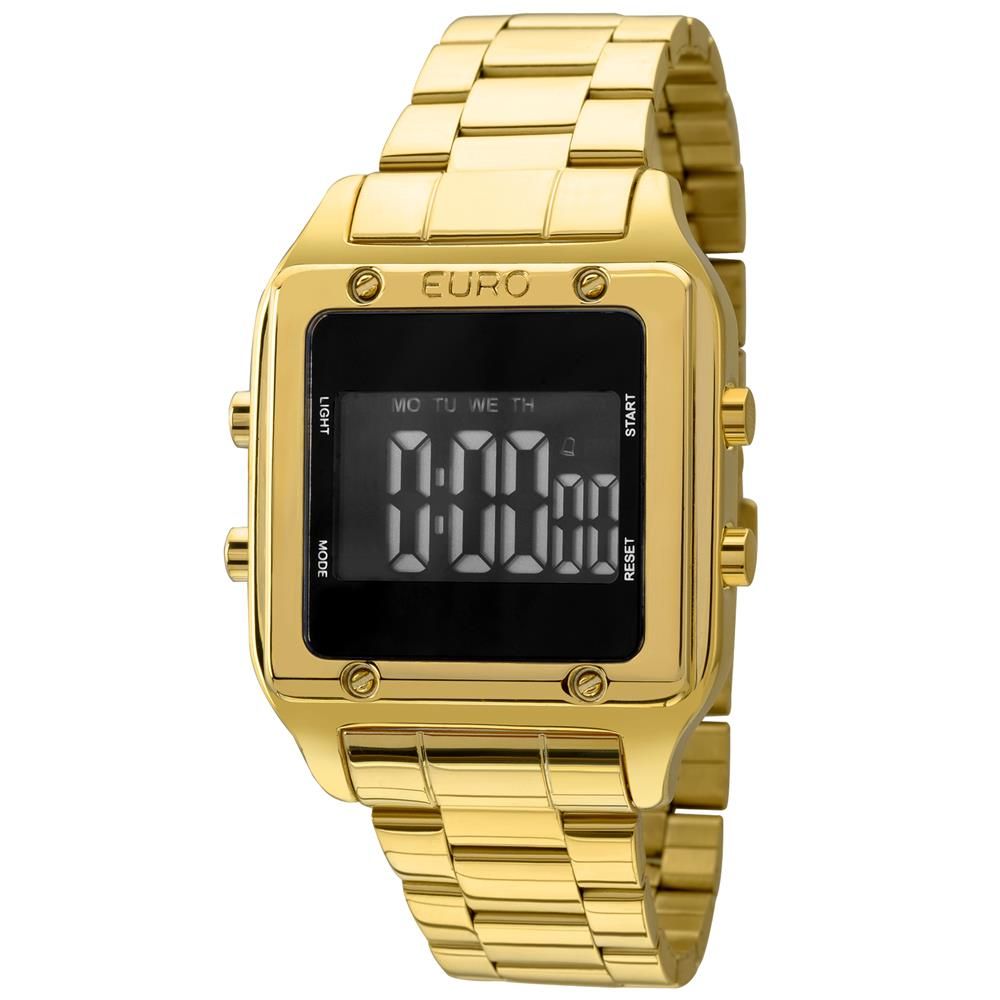 Relógio Euro Feminino Digital Dourado EUG2510AA/4P