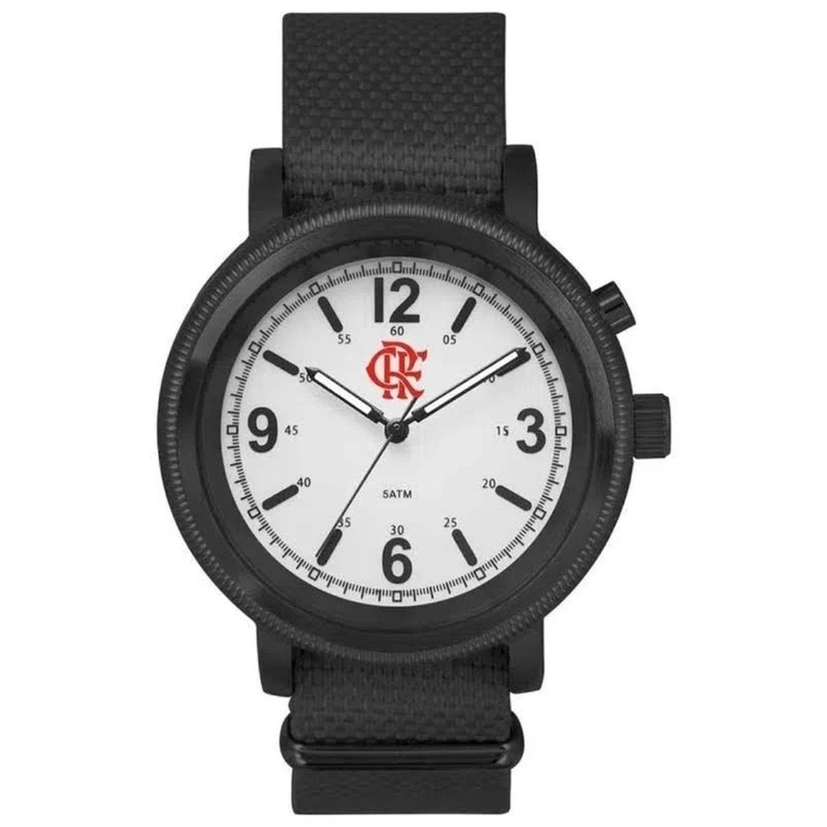 Relógio Flamengo Unissex Analógico Preto FLATW2039KSM/2B