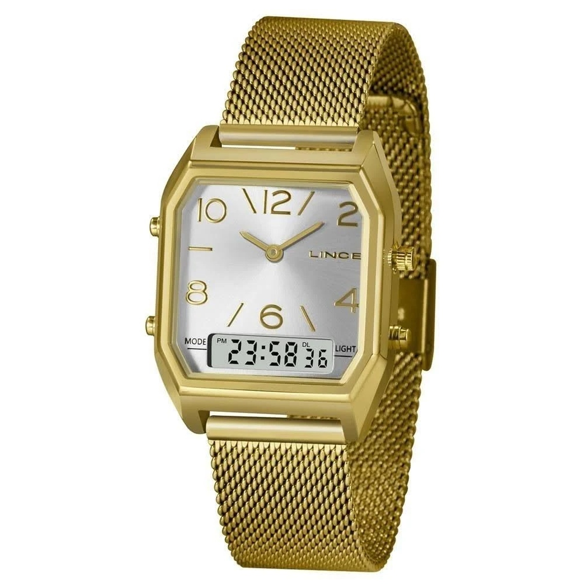 Relógio Lince Feminino Anadigi Dourado LAGH118L S2KX