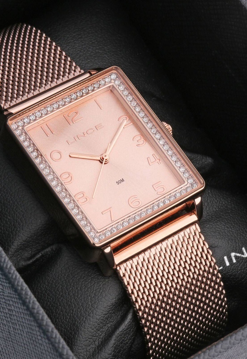 Relógio Lince Feminino Analógico Rose Gold LQR4665L R2RX