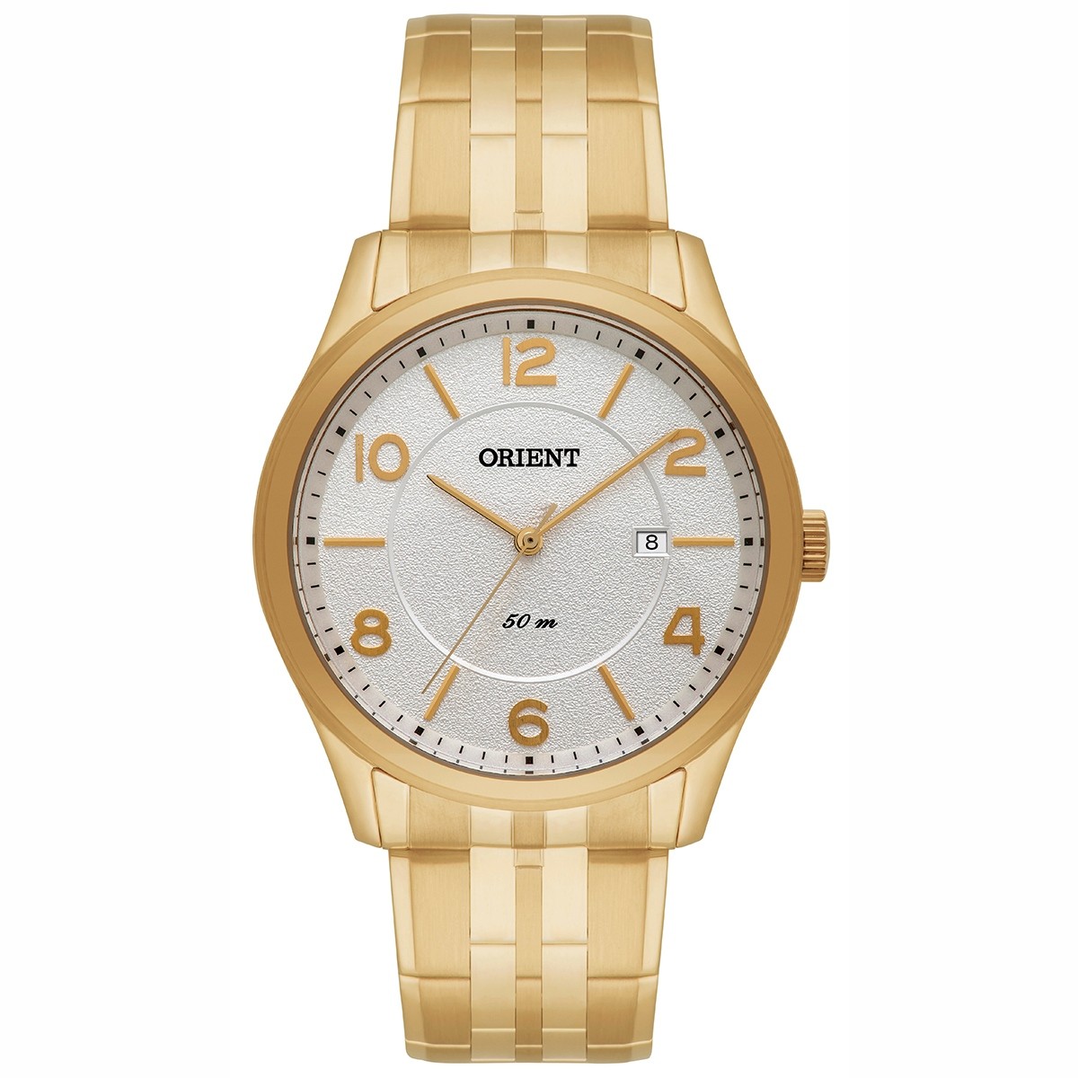 Relógio Orient Masculino Analógico Dourado MGSS1093 B2KX