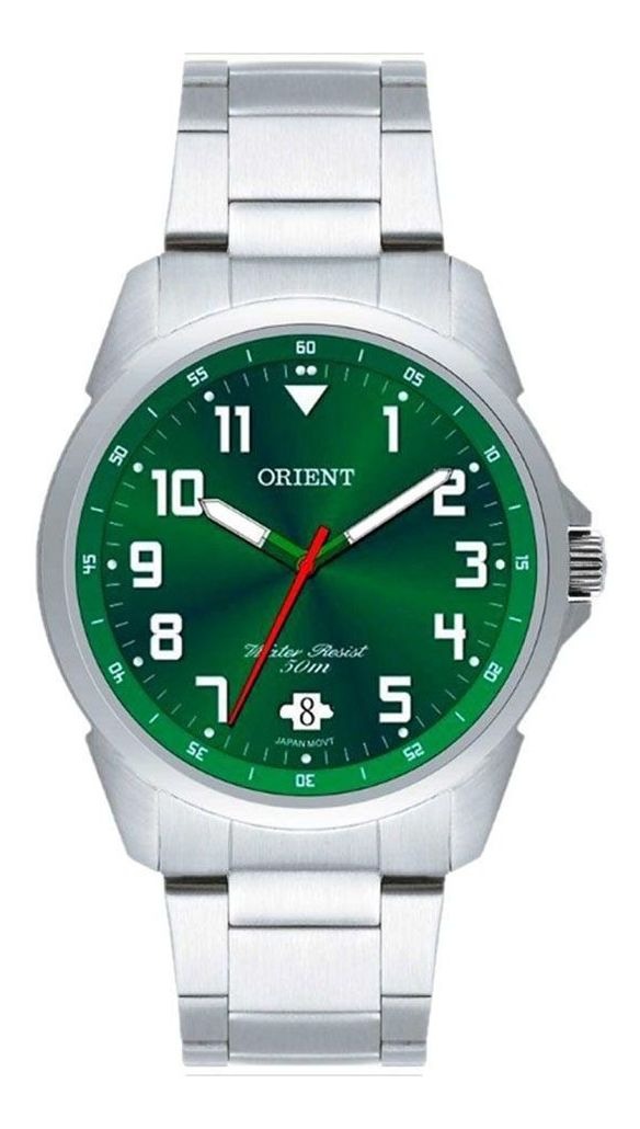 Relógio Orient Masculino Analógico Prata MBSS1154A E2SX