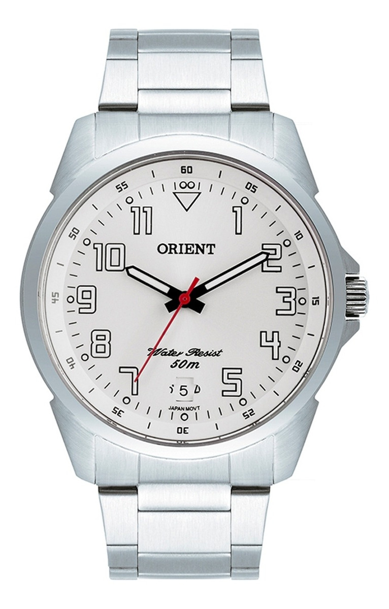 Relógio Orient Masculino Analógico Prata MBSS1154A S2SX