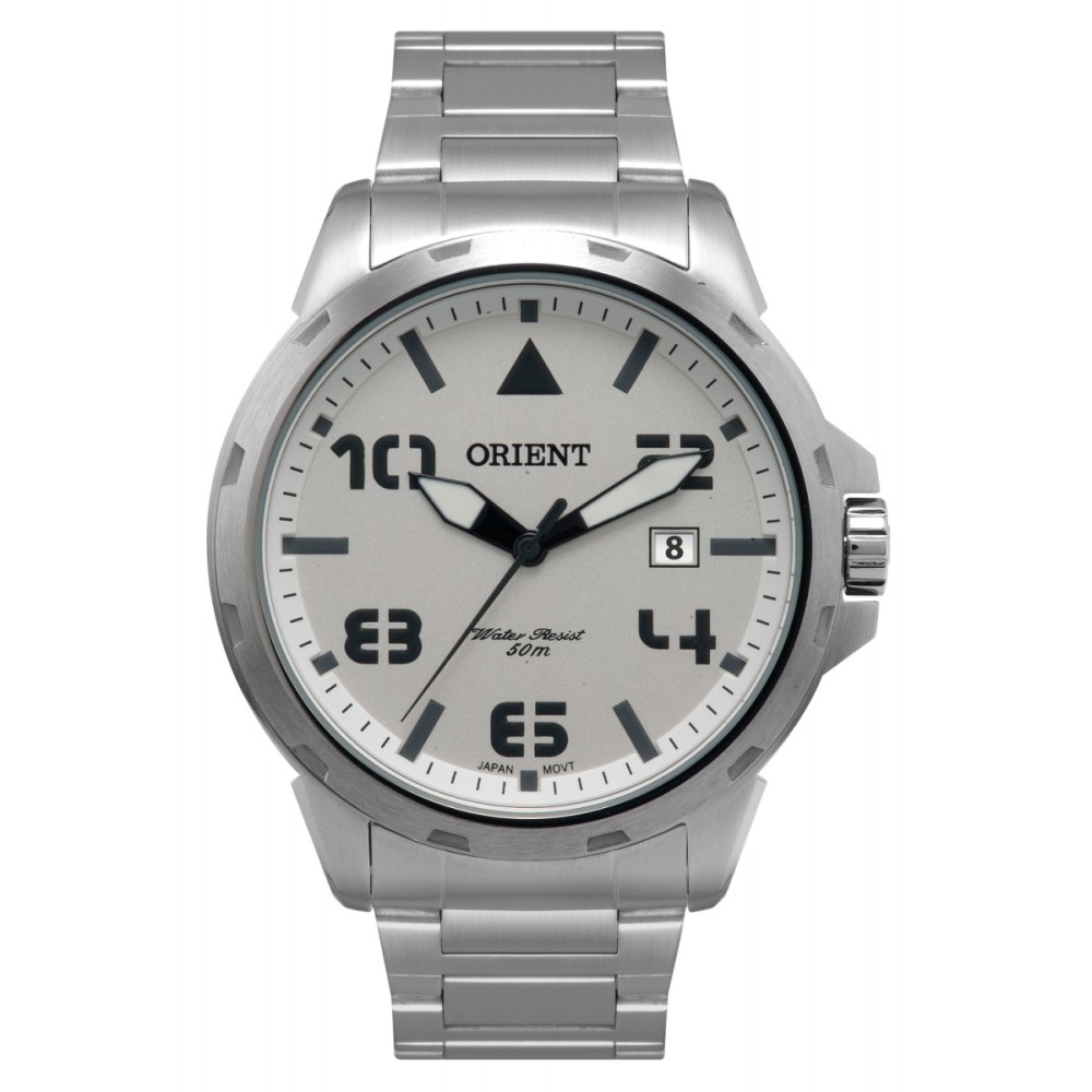 Relógio Orient Masculino Analógico Prata MBSS1195A S2SX