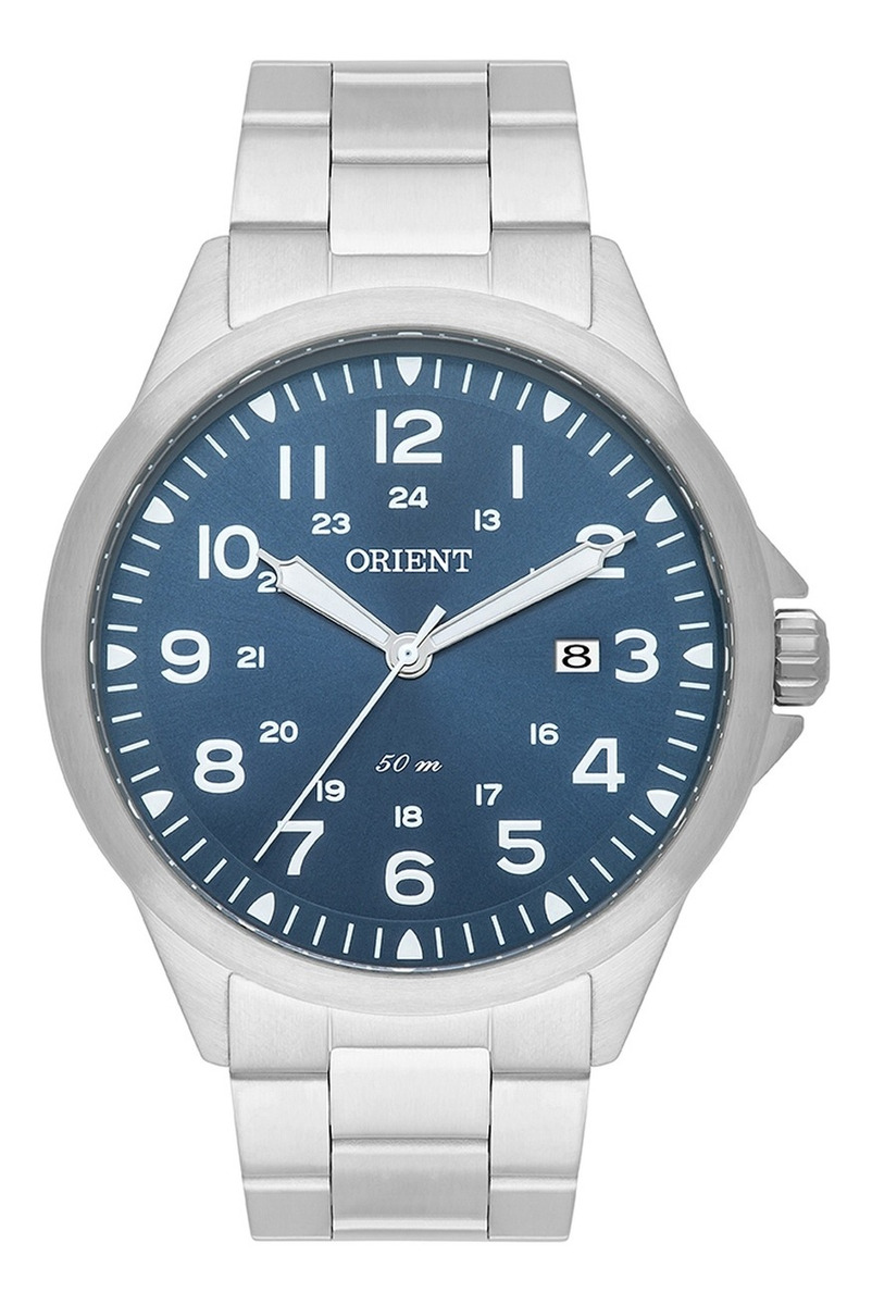 Relógio Orient Masculino Analógico Prata MBSS1380 D2SX