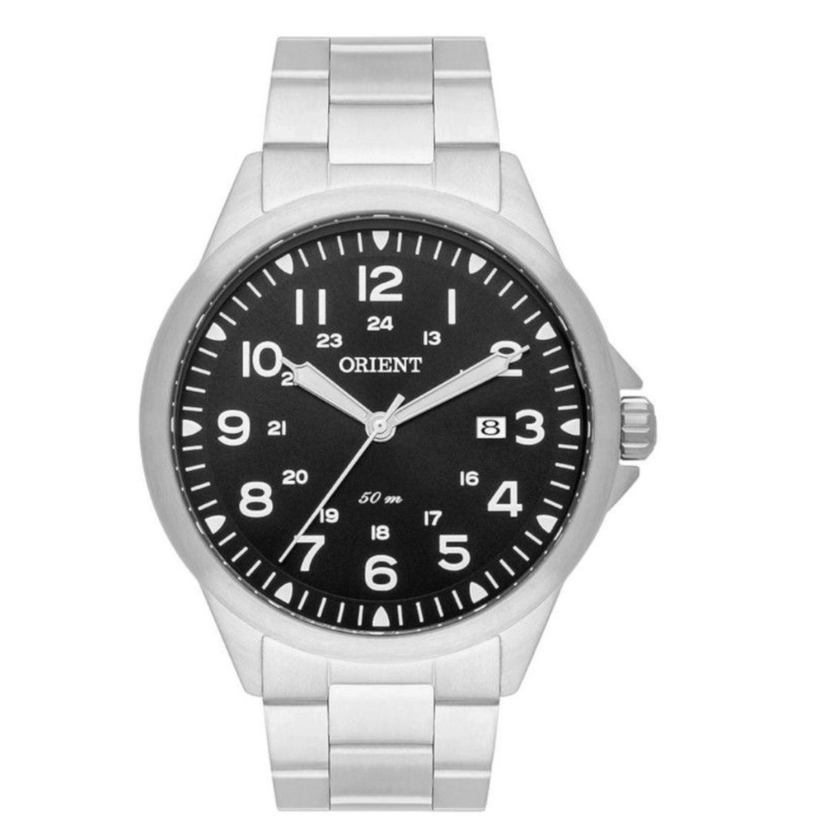 Relógio Orient Masculino Analógico Prata MBSS1380 P2SX