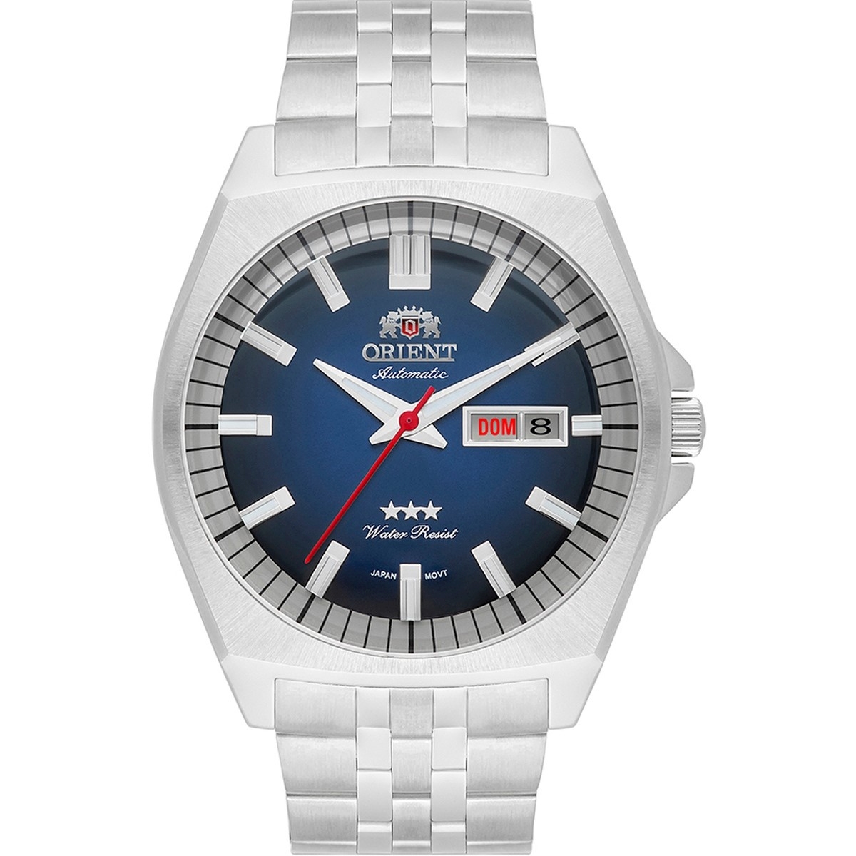 Relógio Orient Masculino Automático Prata F49SS010 D1SX