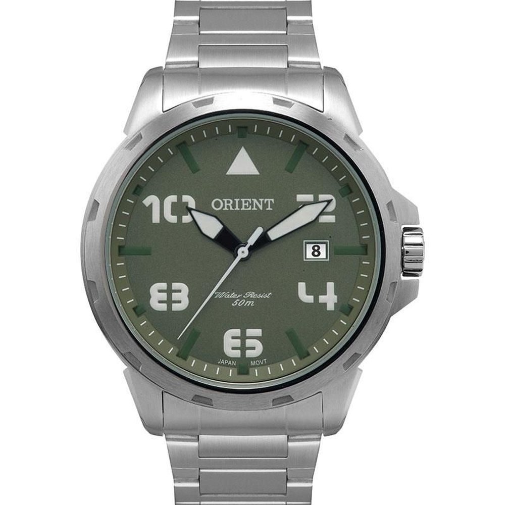 Relógio Orient Masculino Analógico Prata MBSS1195A E2SX