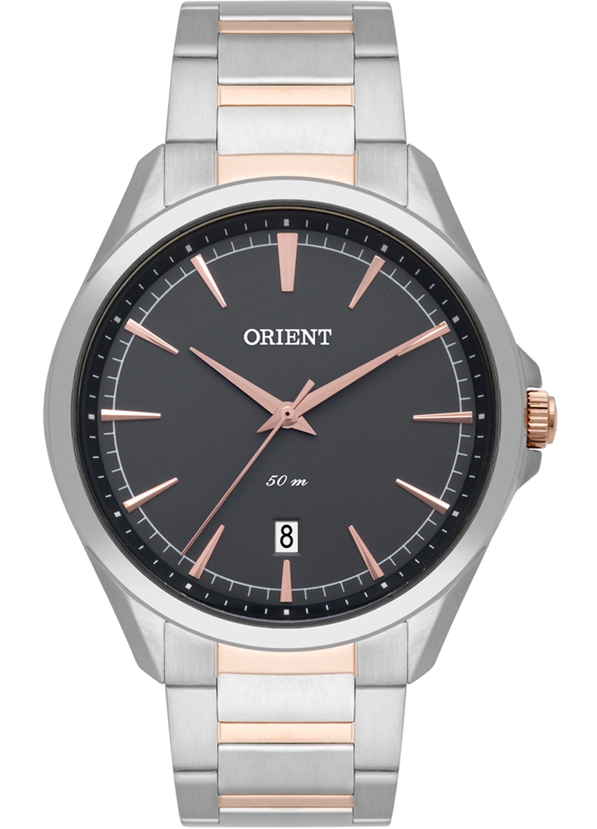 Relógio Orient Masculino Prata/Rose Gold MTSS1096 G1SR