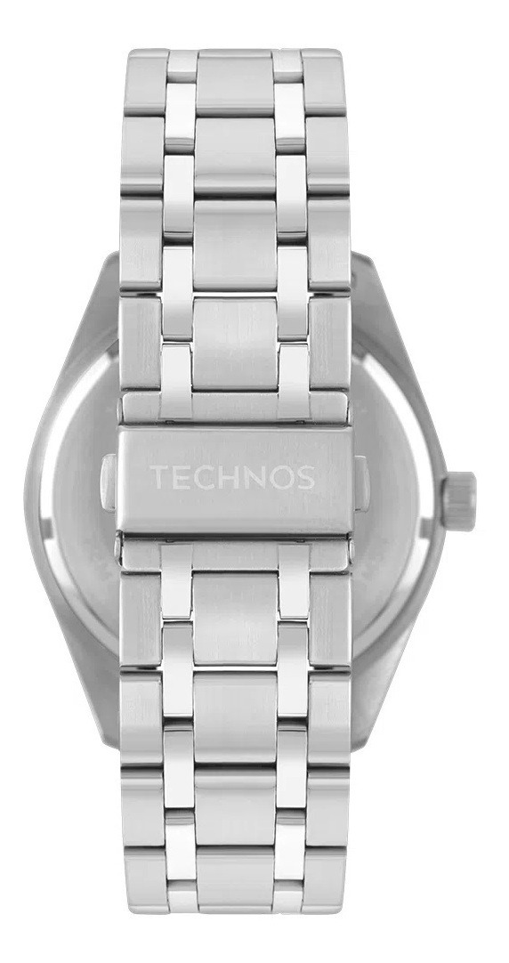 Relógio Technos Masculino Classic Steel  Analogico Prata 2115MXMS/1P