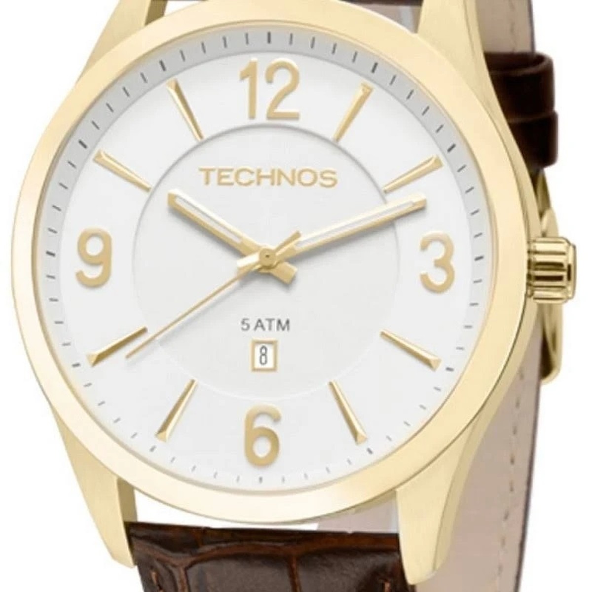 Relógio Technos Masculino Classic Steel Dourado 2015BZE/2B