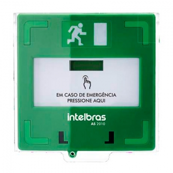 Acionador De Emergência Rearmável As2010 Intelbras - 4675011