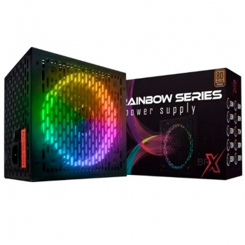 Fonte Real 850W BRX Rainbow Series RGB 80 Plus