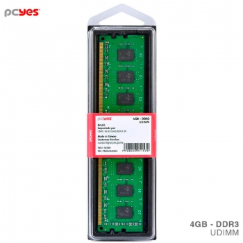Memoria Ddr3 4gb 1600Mhz PCYes - PM041600D3