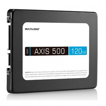 Ssd 120gb Multilaser Ss100 Axis500 540mb/s leitura 500mb/s Gravação