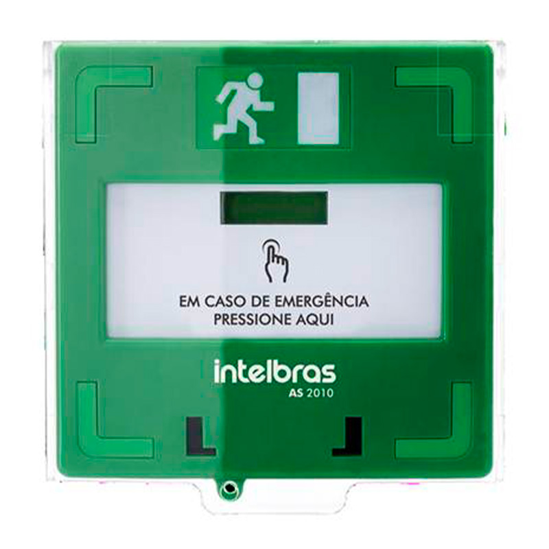 Acionador De Emergência Rearmável As2010 Intelbras - 4675011