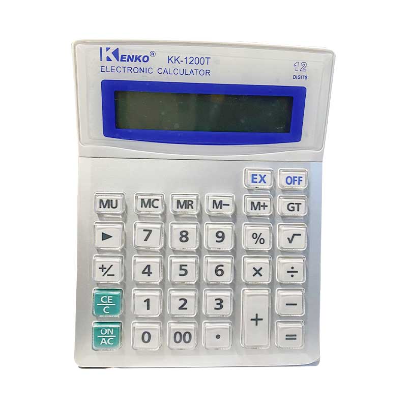 Calculadora De Mesa Kenko 12 Digitos Kk-1200T