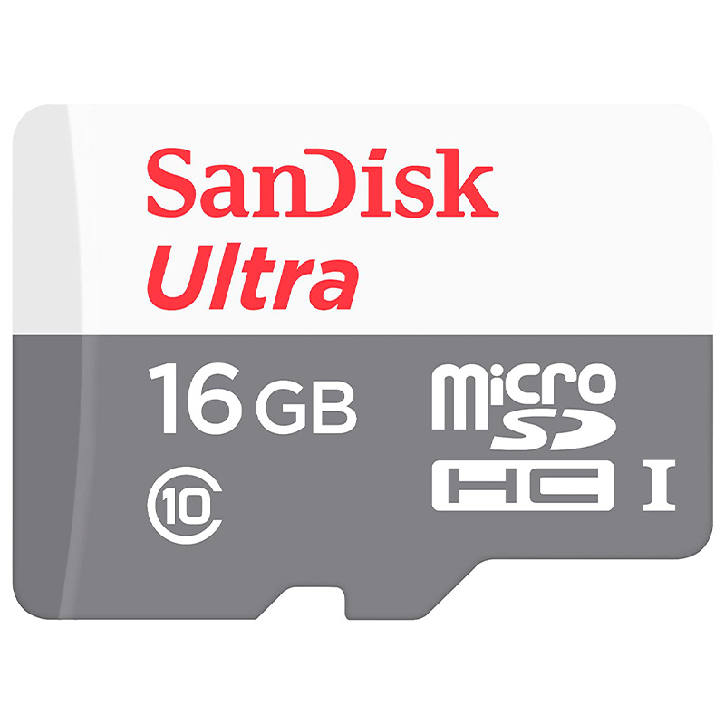 Cartão De Memória 16gb Micro Sd Card Cl10  Sandisk -Sdsquns-016g-Gn3ma