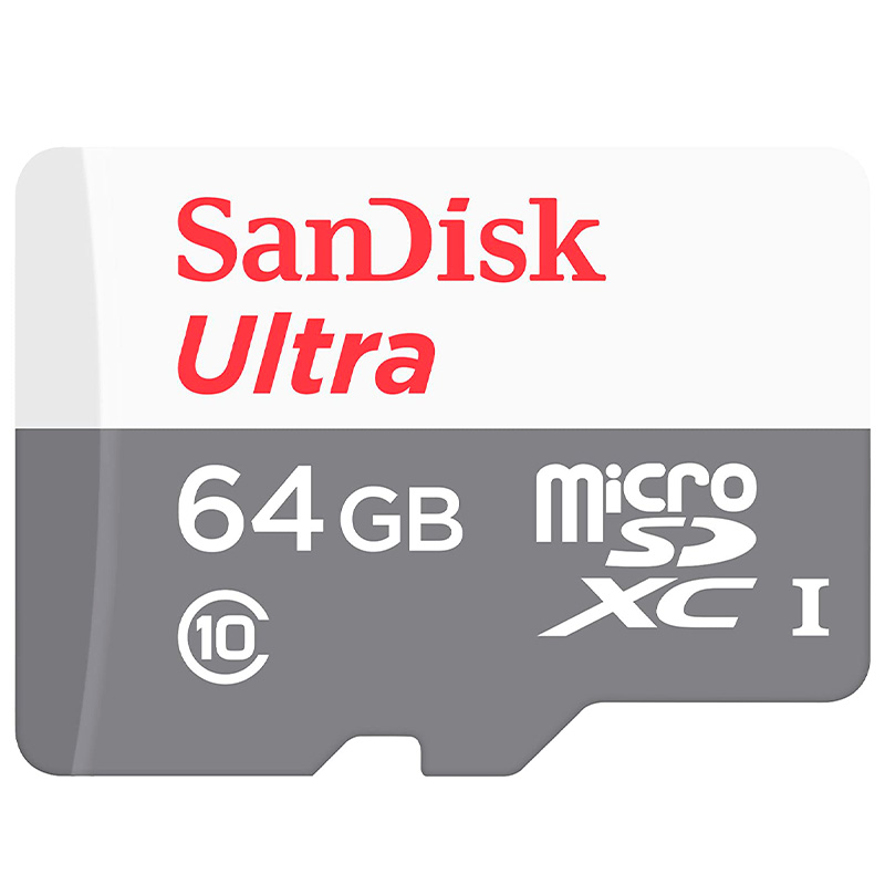 Cartão De Memória 64gb Micro Sd Card Cl10 Sandisk- Sdsquns-064g-Gn3ma