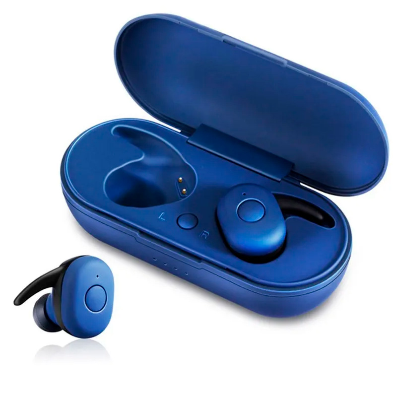 Fone de Ouvido Headphone Bluetooth Tws Dt1 Azul