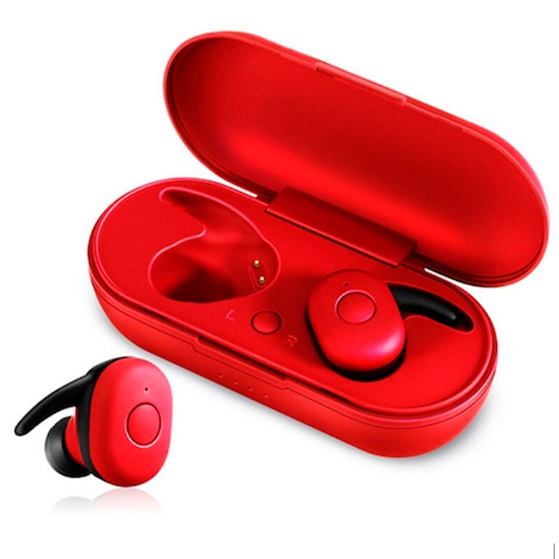 Fone de Ouvido Headphone Bluetooth Tws Dt1 Vermelho